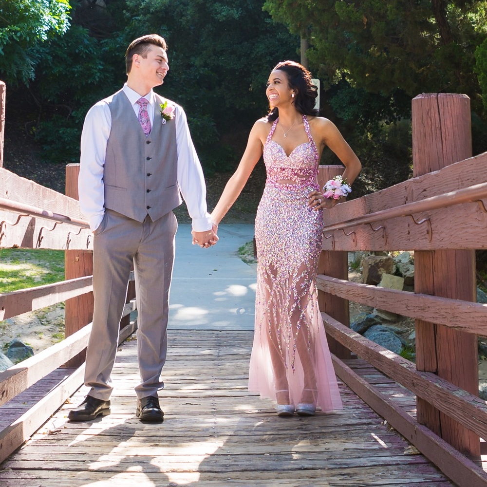 Beautiful pink formal dress